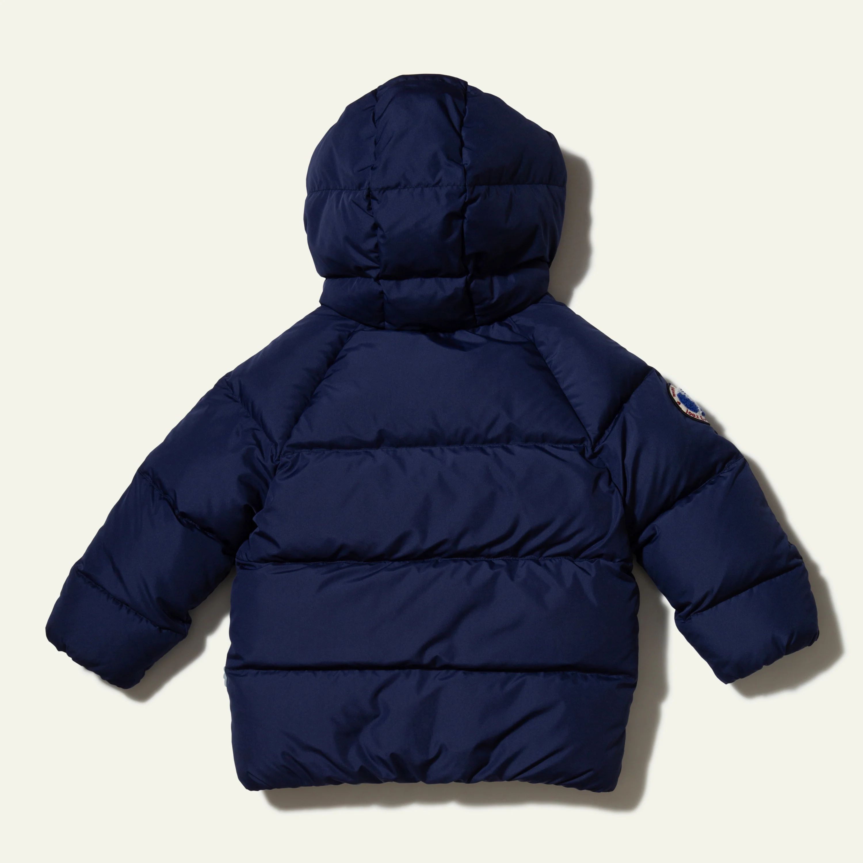 Recycled Nylon Navy MC Baby Puffer - Image 3