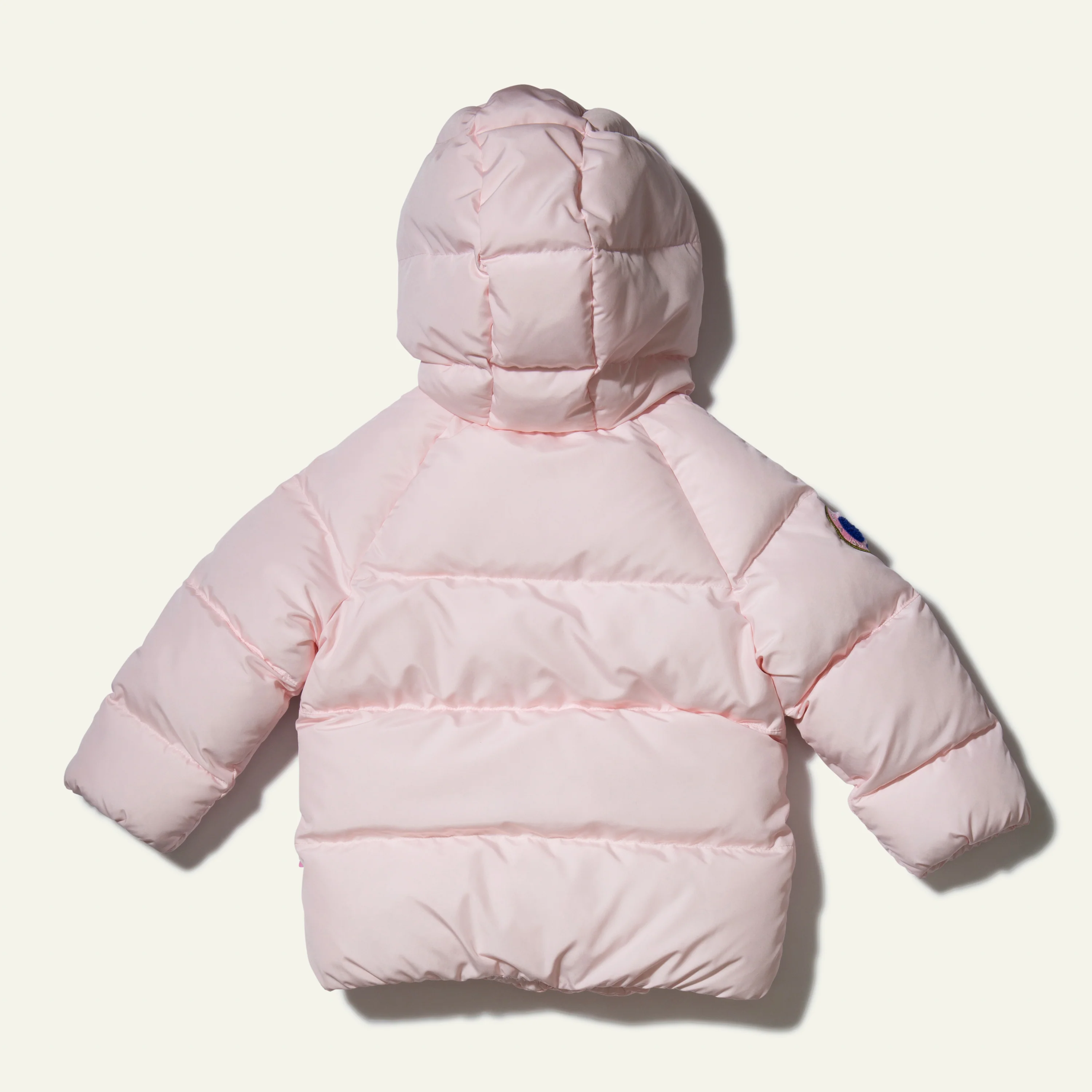 Recycled Nylon Pink MC Baby Puffer - Image 3